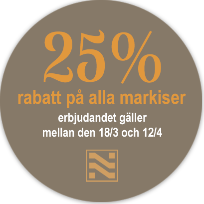 Rabatt på markiser i Uppsala